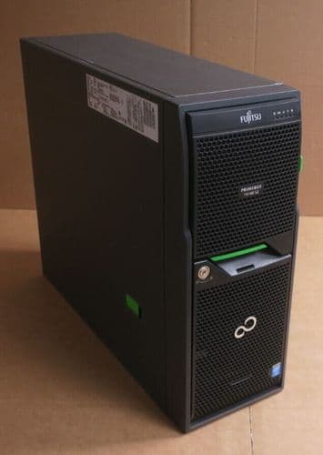 Fujitsu Primergy TX140 S2 Tower Server Quad-Core E3-1230v3 32GB Ram 4-Bay 2x PSU