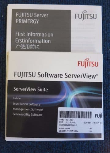 Fujitsu S26361-F1767-V374 New Sealed ServerView Suit DVD Management Serviceabili