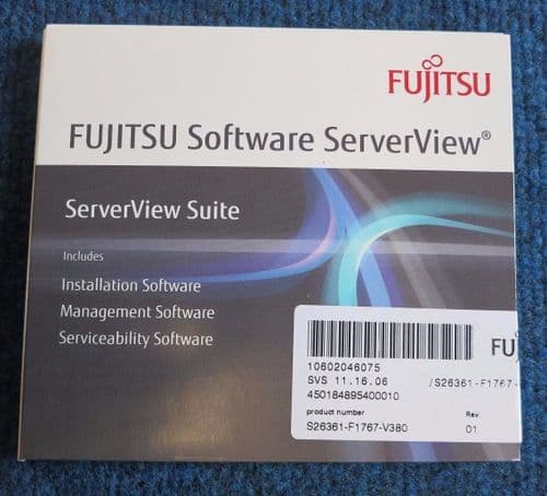 Fujitsu S26361-F1767-V380 New ServerView Suite DVD Management Serviceability