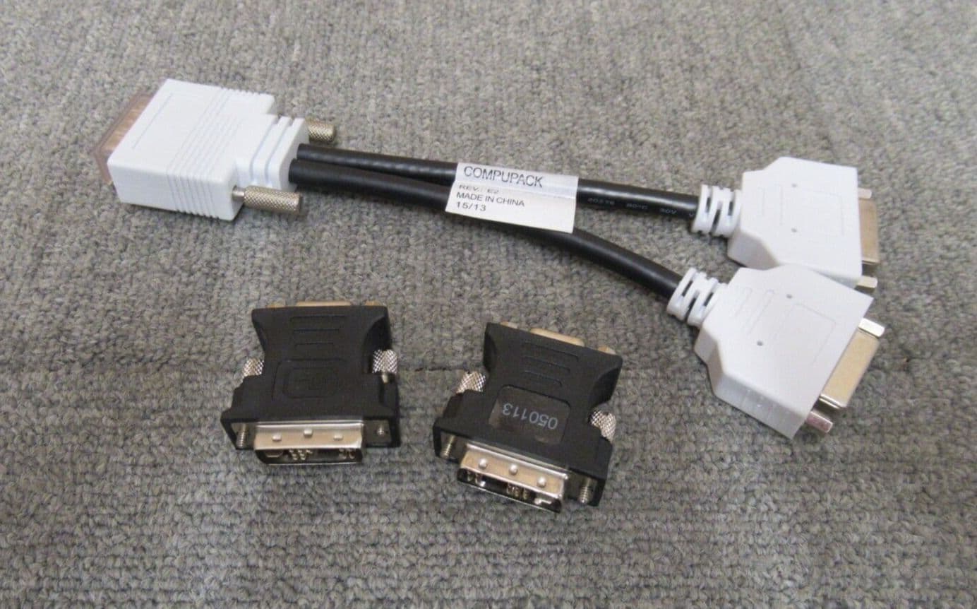 thumbnail image 2 of HP DMS-59 To Dual VGA Y-Splitter Cable – BizLink, HP P/N 338285-008 2 of 5