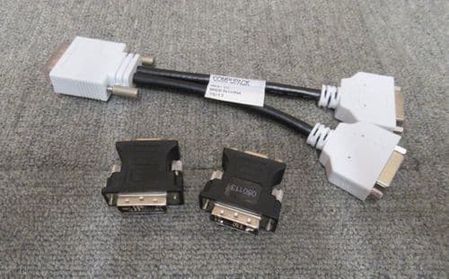 Fujitsu S26361-F2391-V101 LFH59-CABLEKIT 8in LFH-59 (DMS-59) To Dual VGA Cable