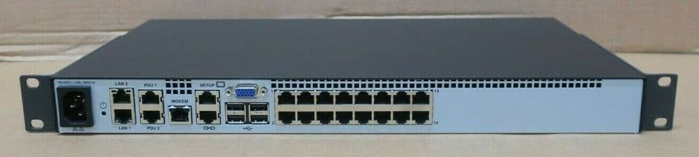 Fujitsu S4-1622 16-Port CAT5 USB KVM Console Switch 520-650-507 S26361-K1393-V16