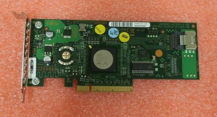 Fujitsu SAS PCI-e RAID Controller Card LSI 1064 S26361-F3257-E4 D2507 ...