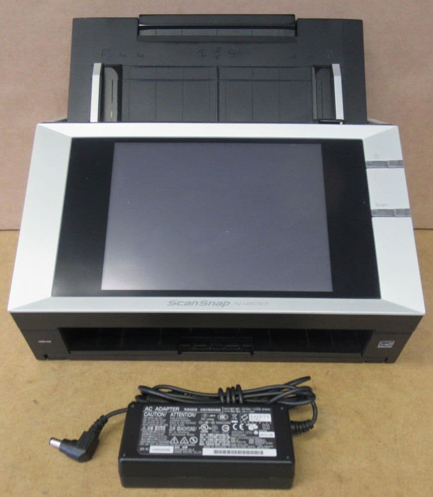 FUJITSU ScanSnap N1800 Image Network Scanner 20 ppm 300DPI 8 4