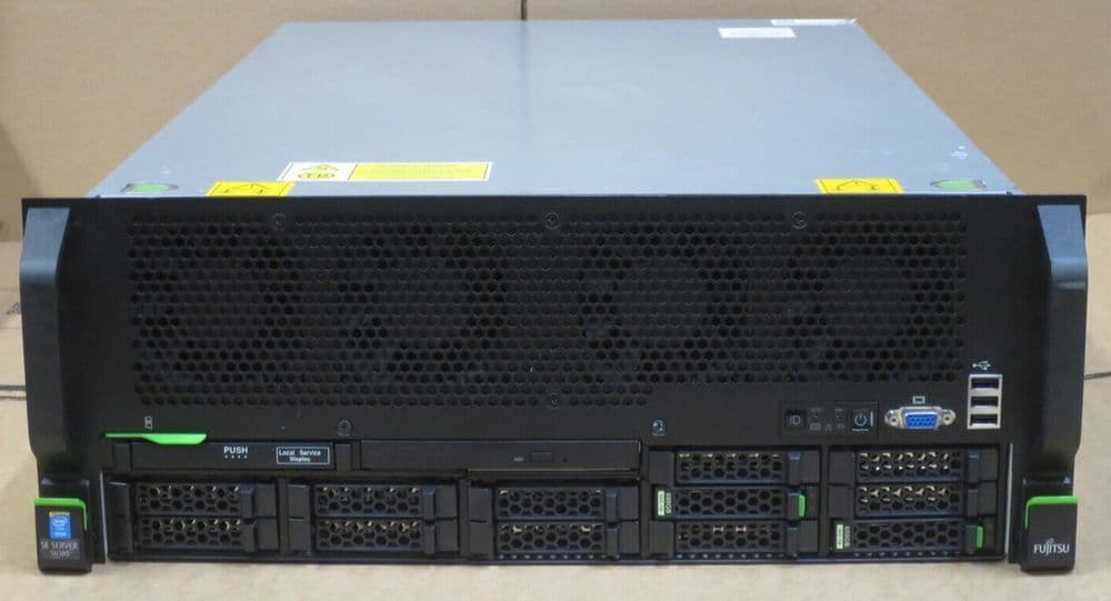 Fujitsu Server Boxes Fujitsu SE Server SU300 PS4770 2x 12-Core E7-8857v2 32GB 2x 600GB 4x ...