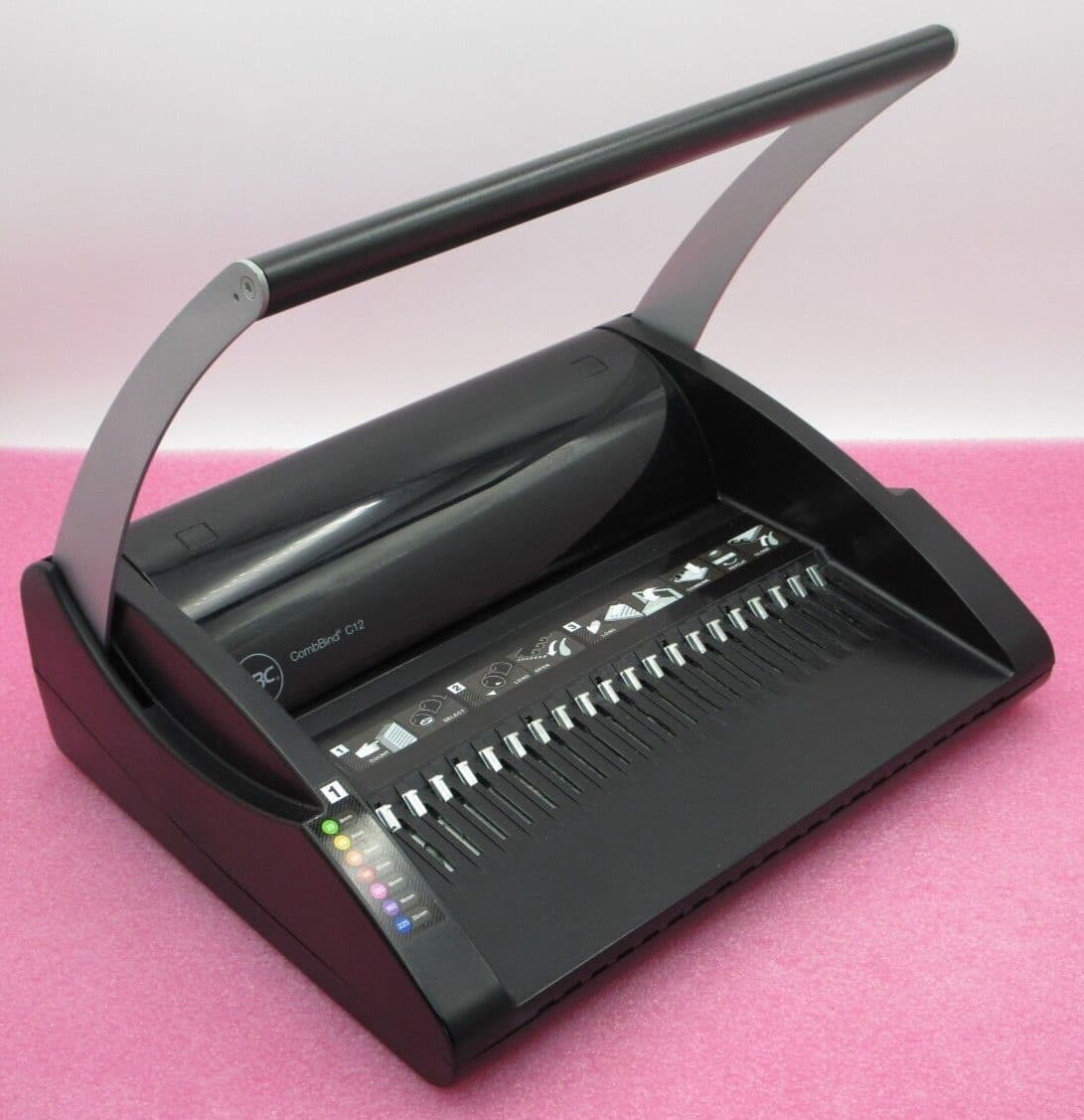 GBC CombBind C12 Binding Machine 12 Sheet Punch 195 Binding Capacity ...