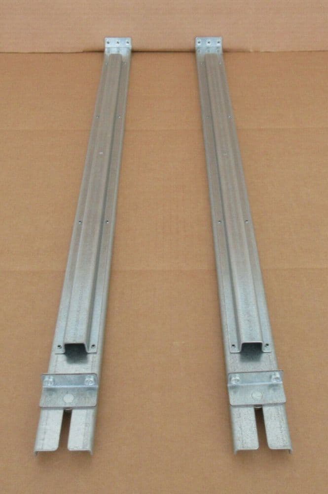 Generic 1U Static Rackmount Left & Right Rails for Servers / Arrays