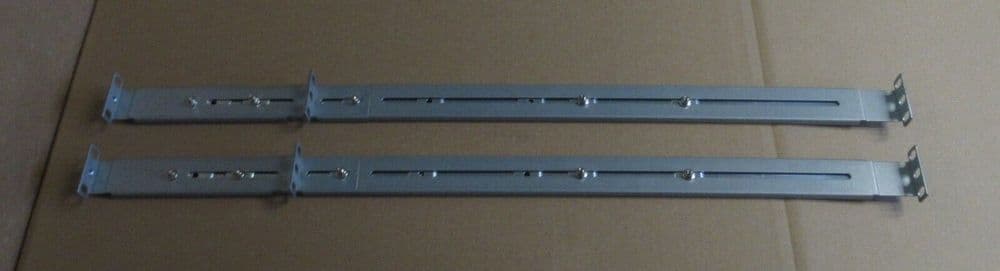 Generic Left & Right Adjustable 1U Rack Mount Server Mounting Rail Kit