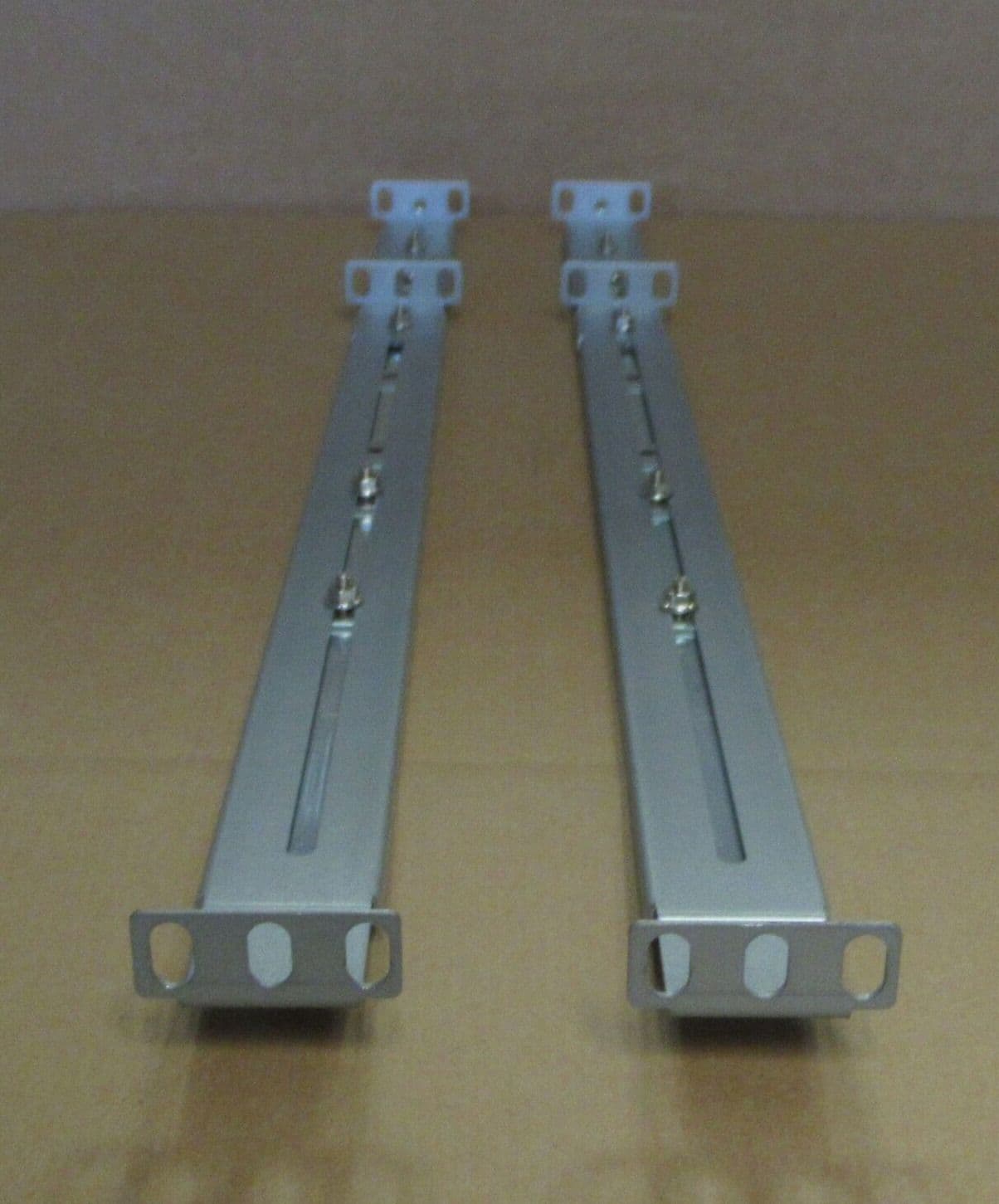 Generic Left & Right Adjustable 1U Rack Mount Server Mounting Rail Kit