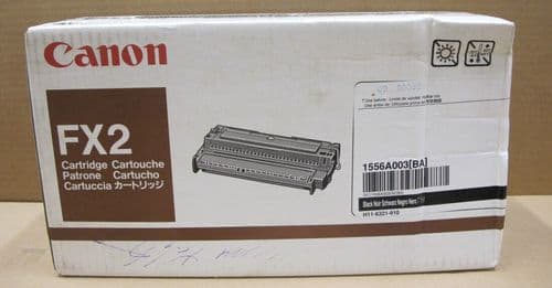Genuine Canon FX2 Black Toner Cartridge 1556A003BA Fax L550, L600, LC5000