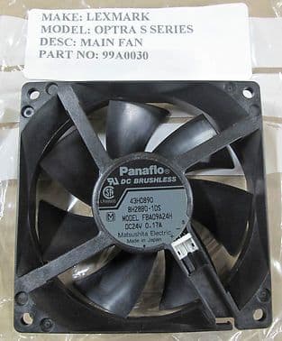 Genuine Lexmark Optra S-Series Main Fan, Printer Supplies P/n 99A0030