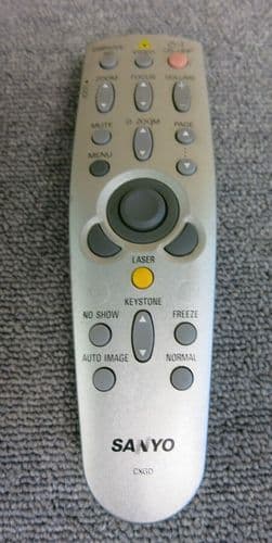 Genuine Sanyo 6450392788 (CXGD) Projector Remote Control Grey