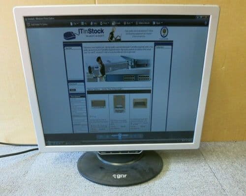 GNR TS902 MR19E-AAAD 19" LCD TFT Widescreen Monitor Built-In Speakers VGA DVI