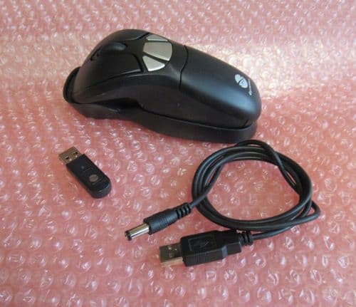 Gyration AS04130-002 Wireless Air Mouse AS04128 Chargering Cradle And USB Dongle