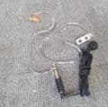 Hand Held Audio Universal-Fit Presenter Earpiece And Blue Zip Case