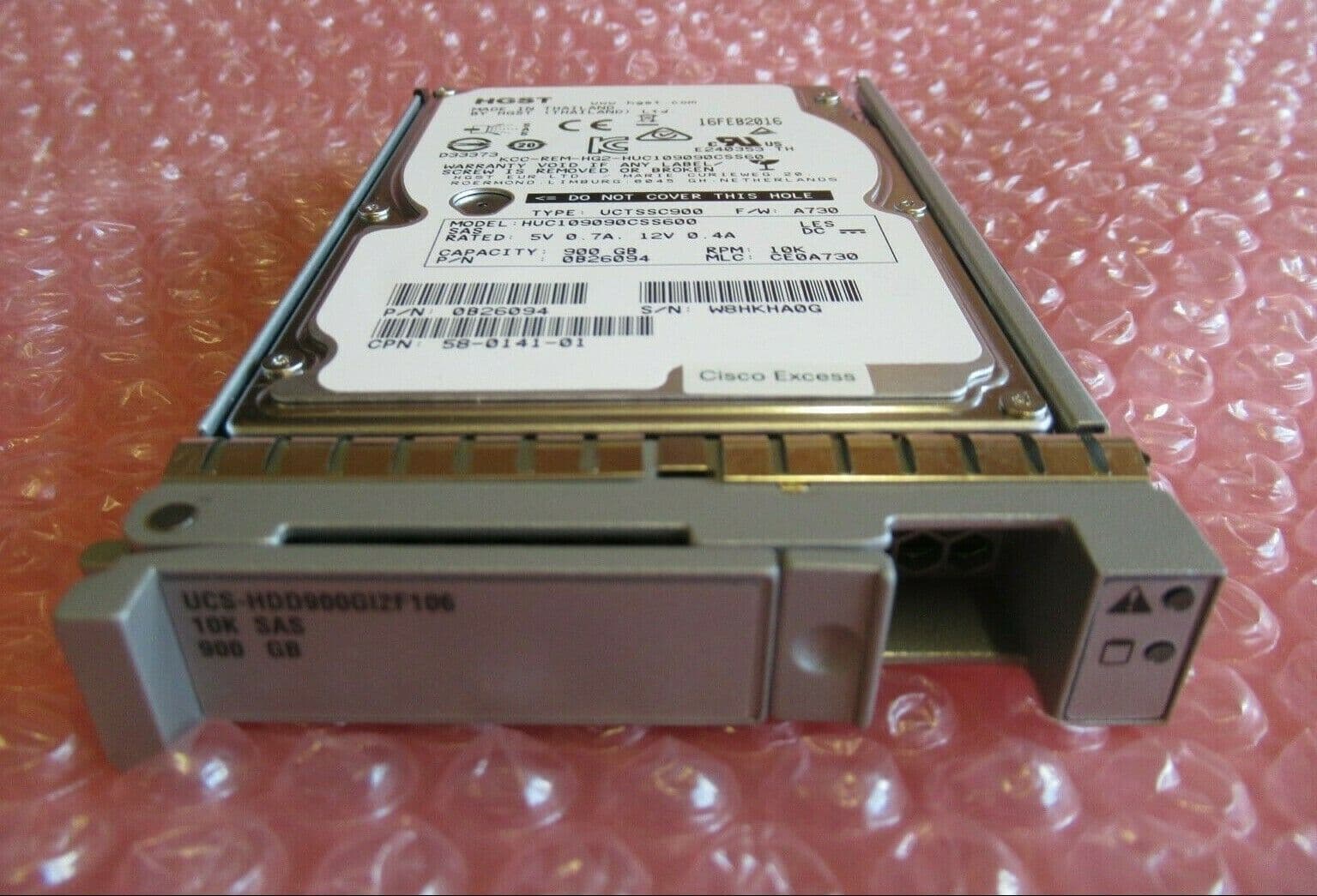 HGST Hitachi HUC109090CSS600 Ultrastar 900GB 10000RPM SAS 64MB 2 5 ...