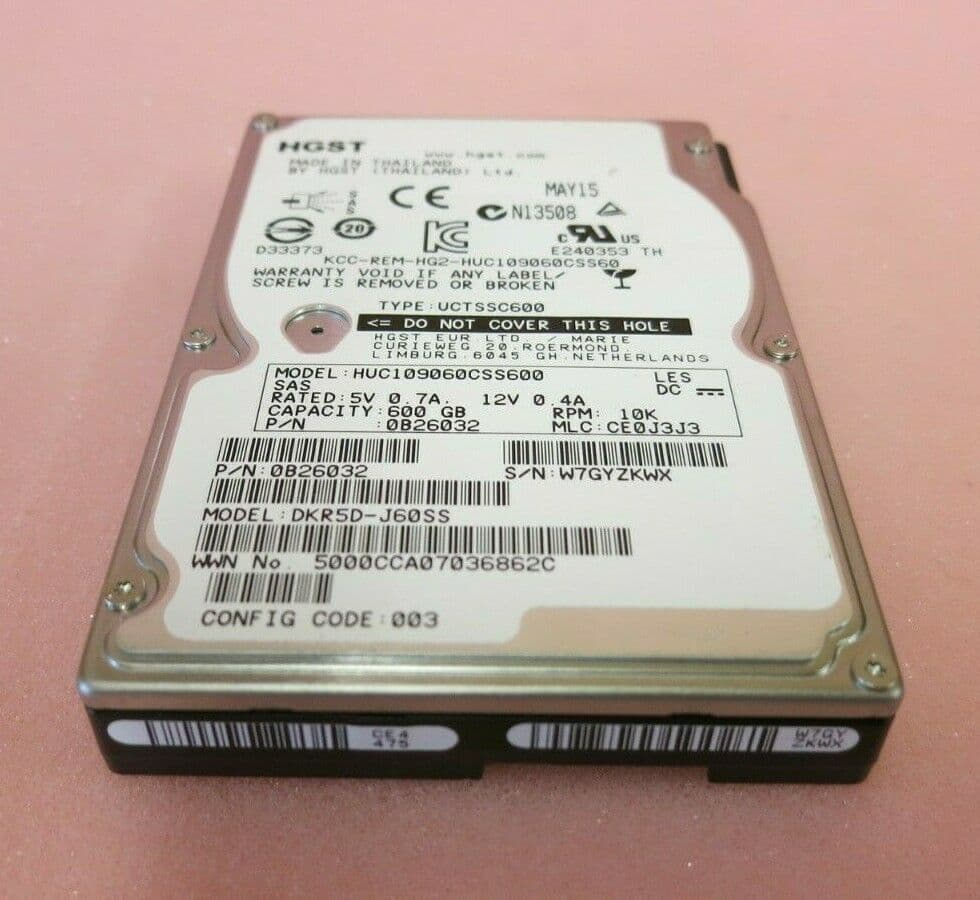 HGST Hitachi Ultrastar HUC109060CSS600 600GB 10000RPM SAS 64MB 2 5 ...