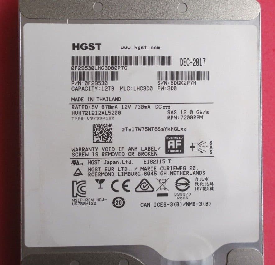 HDDの速度について』 SEAGATE ST8000DM004 [8TB SATA600 5400