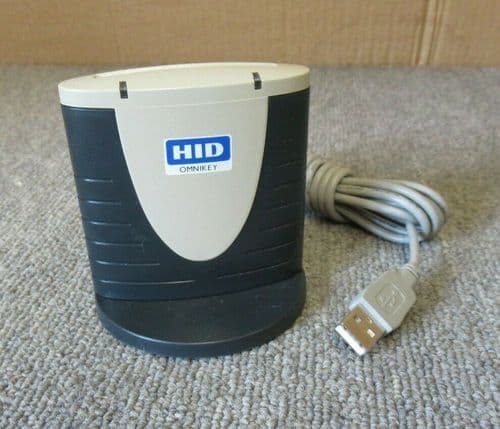HID OmniKey 3121 R31210320-01 USB Smart Card Reader for Desktop Use