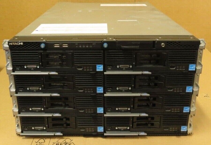 Hitachi Compute Blade CB500 Chassis 8 x 520H B2 4x PSU 2x Mgmt 4x