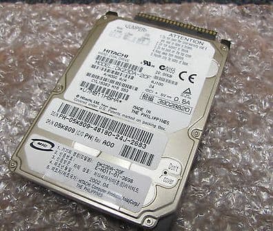 Hitachi DK23DA-20F - 2.5" 20GB, 4.2K IDE Laptop Hard Drive HDD - 5K809