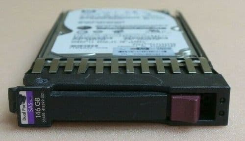 HP 146GB 2.5" SAS 3G 10K DP Hot-Plug Hard Drive HDD 418399-001 418367-B21 +caddy