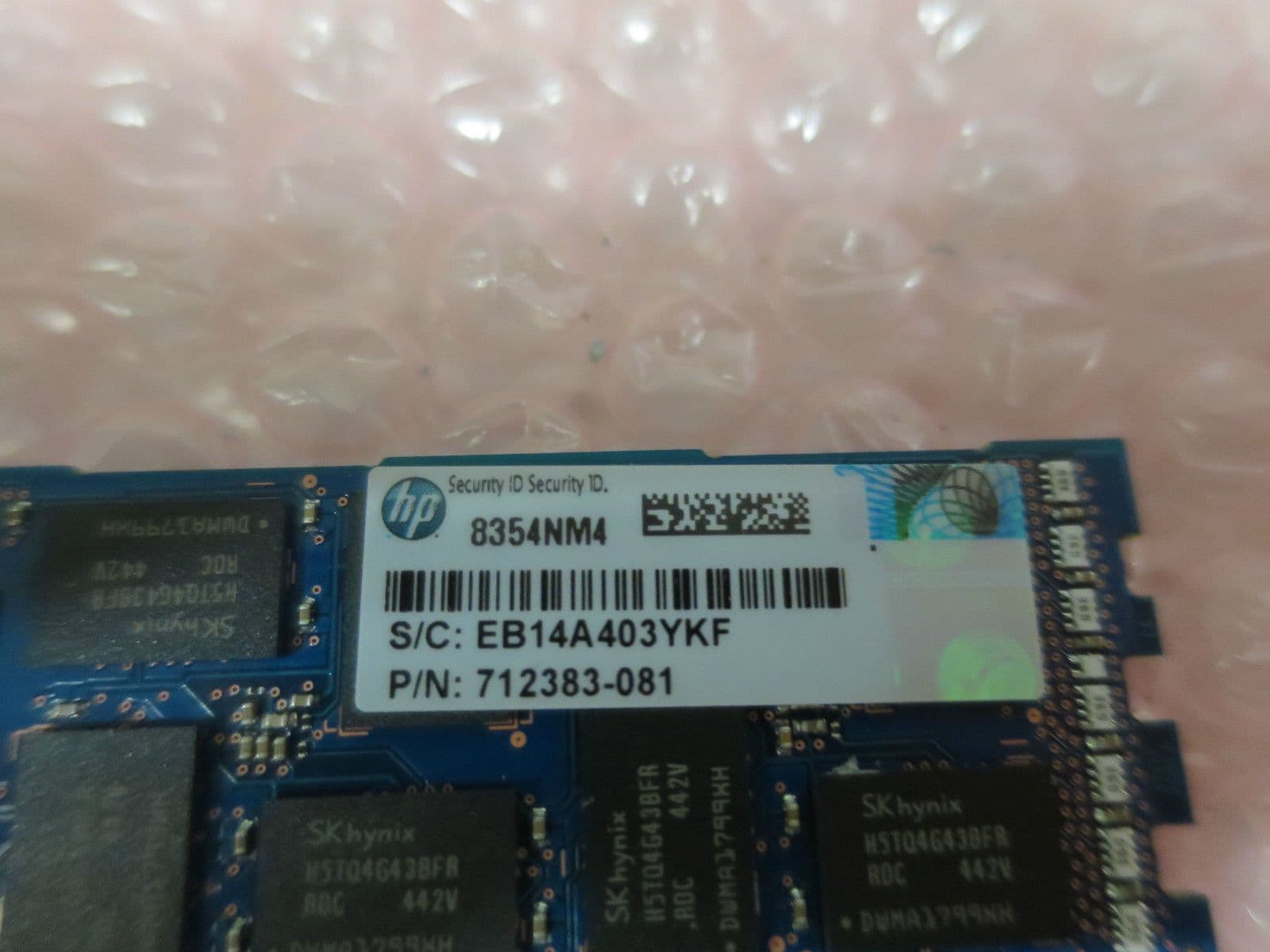 HP 16GB (1x16GB) PC3-14900 DDR3-1866 RDIMM Server Memory 708641-B21