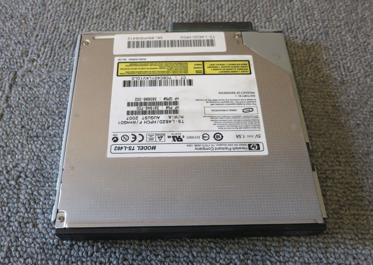 HP 391649-FD0 399959-001 TS-L462 Proliant 24x IDE Slimline CD-R/W DVD ...