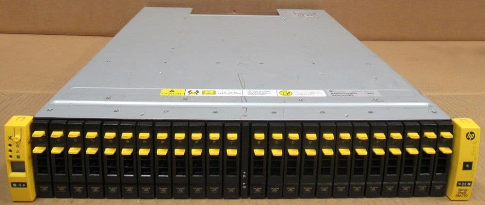 HP 3PAR Drive Shelf M6710 2U Array 10.8TB HDD 2x I/O Controller 683251-001