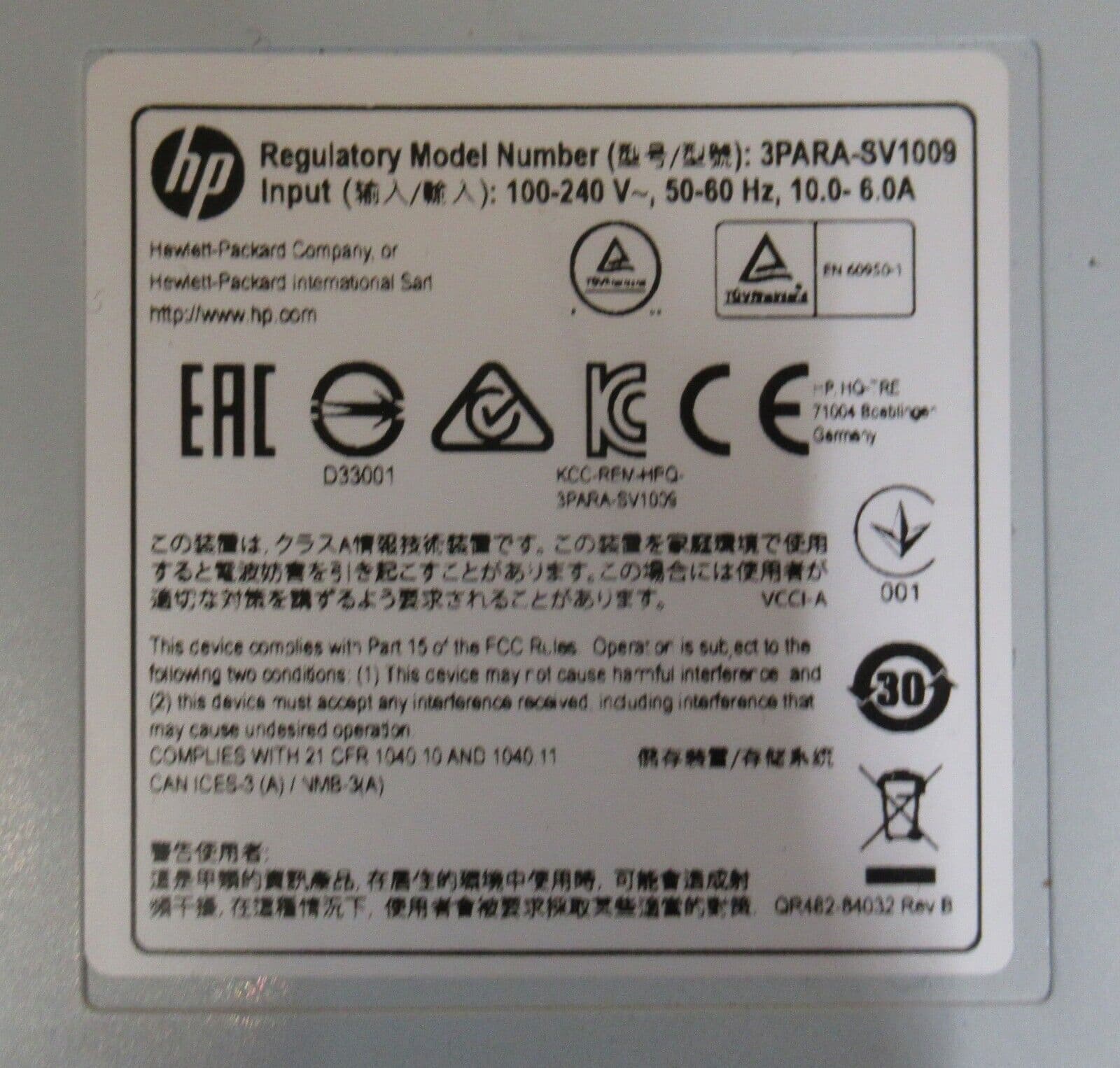 HP 3PAR Drive Shelf M6710 2U Array 21 6TB HDD 2x ESM I/O Controller ...