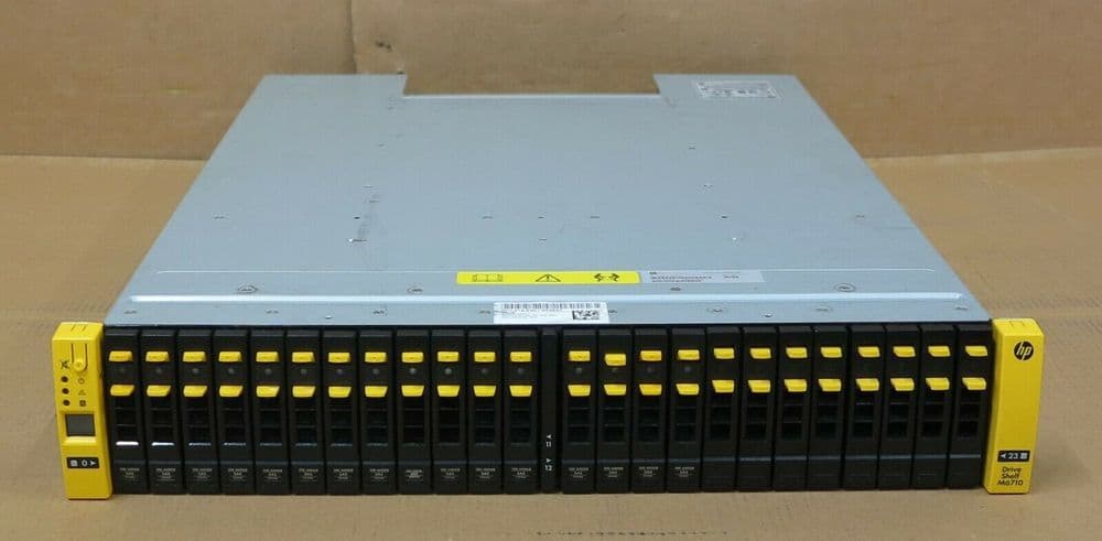 HP 3PAR Drive Shelf M6710 2U Array 9 6TB HDD 2x I/O Controller 683251-001