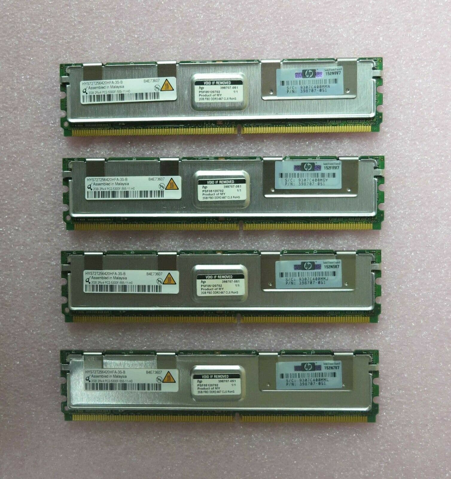 thumbnail image 2 of 8GB (4x2GB) DDR2 1066MHz PC2-8500 Desktop RAM – 240-Pin DIMM, Non-ECC, 1.8V – Generic, Lifetime Warranty 2 of 3