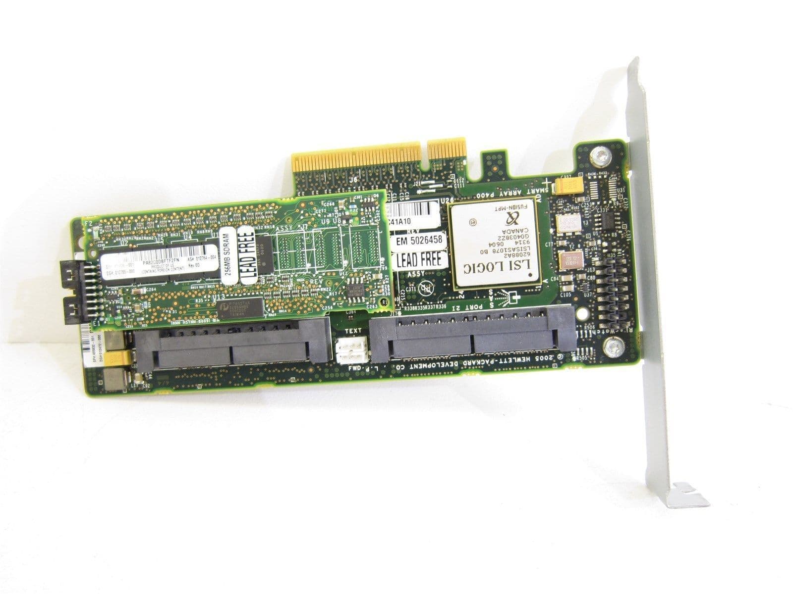 HP 405832-001 Smart Array P400 256MB SAS PCI-E RAID Controller Card ...