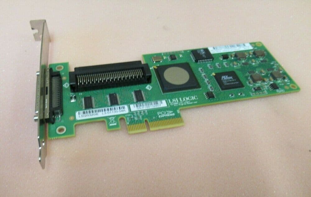 HP 439946001 439776001 Single Channel SCSI U320 LVD PCIe X4 Controller HBA