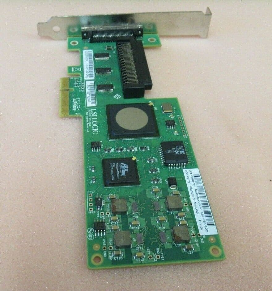HP 439946001 439776001 Single Channel SCSI U320 LVD PCIe X4 Controller HBA