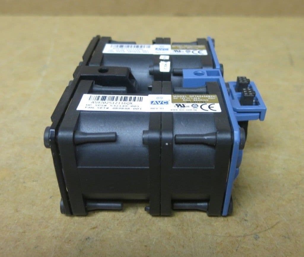 HP Proliant DL360 G6 G7 Cooling Fan Module – Dual Fan Assembly 532149-001 (Open Box)