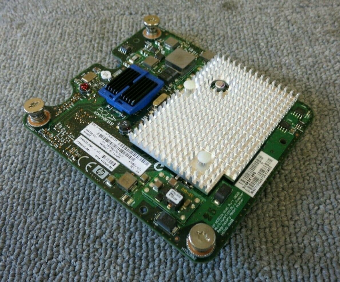 HP 454521-001 446308-001 NC532M Dual Port 10Gbe PCIe Mezz Blade Adapter ...