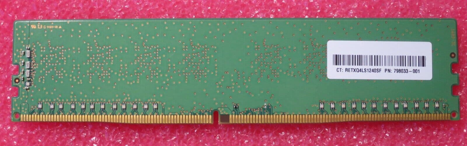HP 4GB DDR4 1RX8 PC42133P SD RAM Desktop Memory M378A5143DB0CPB