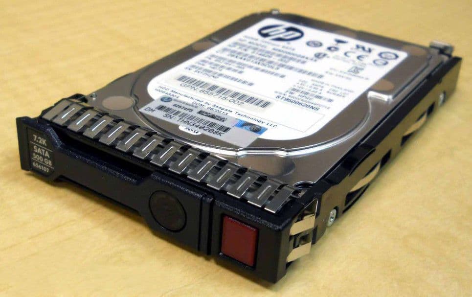 Disque Dur HDD HPE 500Go 7200tpm SATA 6Gb/s 2.5" - Remis à Neuf, Santé 100%