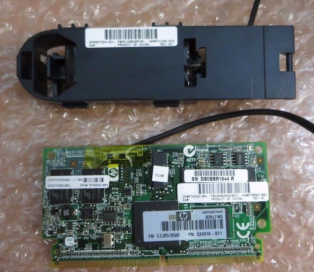 HP 512MB Flash Backed Write Cache RAID Controller Cache Memory 534916