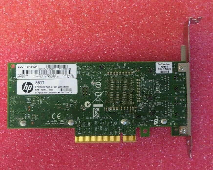 HP 561T 10GbE DualPort Network Adapter FH RJ45 717708001
