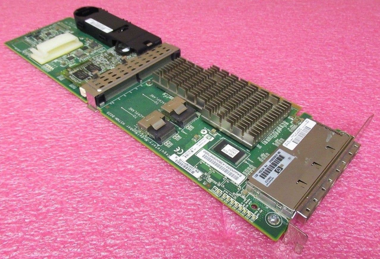 HP 587224001 PCIe SAS RAID Controller Module With Cache Memory 487204B21