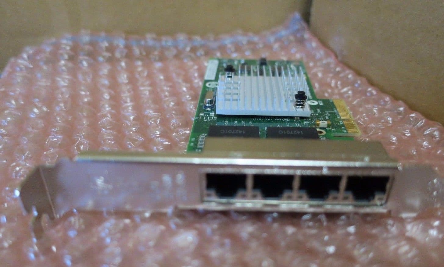 HP 593743-001 593722-B21 NC365T PCI-e Quad Port Gigabit Ethernet With Hh Bracket 60079 P