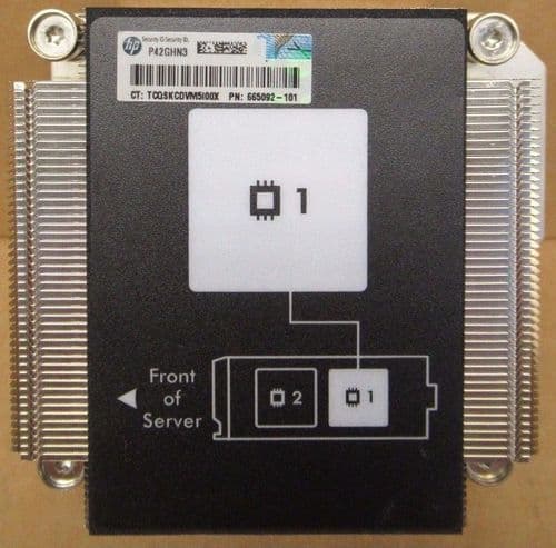 HP 670031-001 BL460C Gen8 CPU 1 Processor Heatsink 665002-001