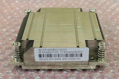 HP 676952-001 - DL360e G8 & StoreEasy Screw Down Type Processor CPU Heatsink