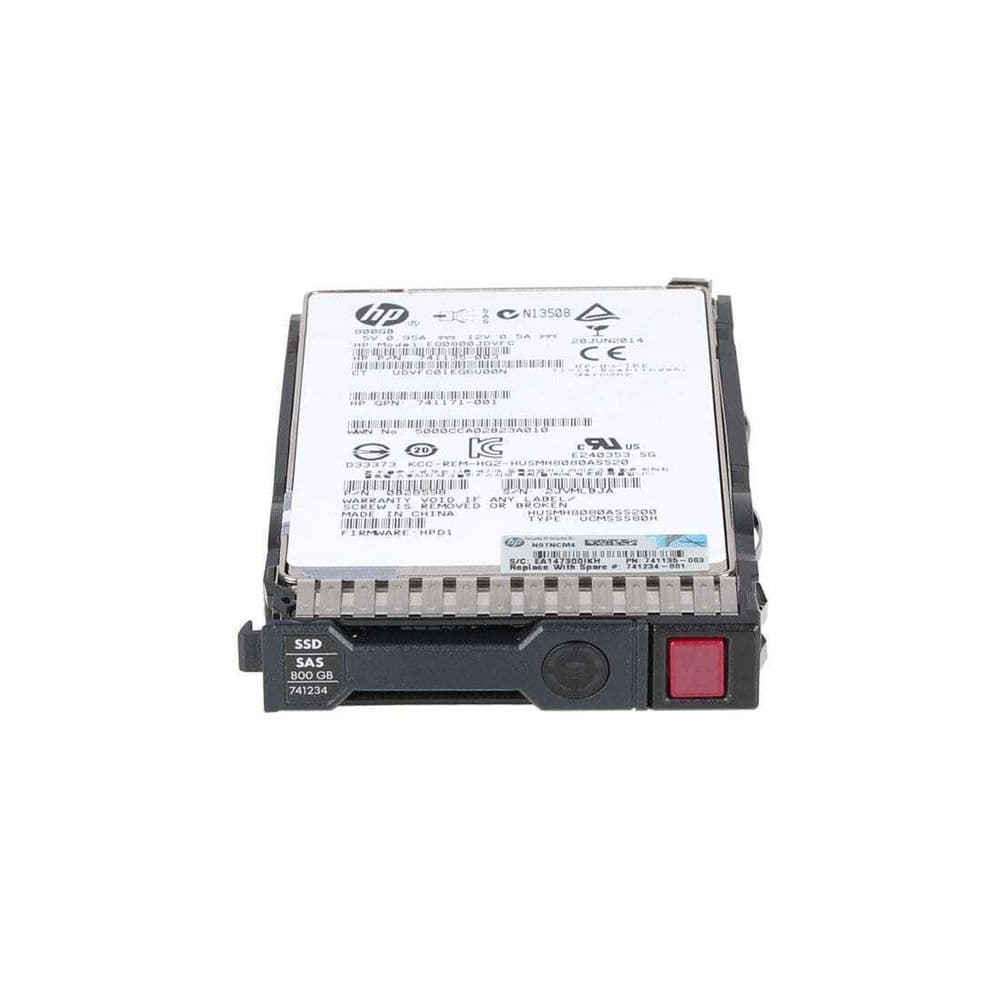 HP 800GB SAS 12G 2 5" SFF Hot-Plug Solid State Drive SSD 741234-001 ...