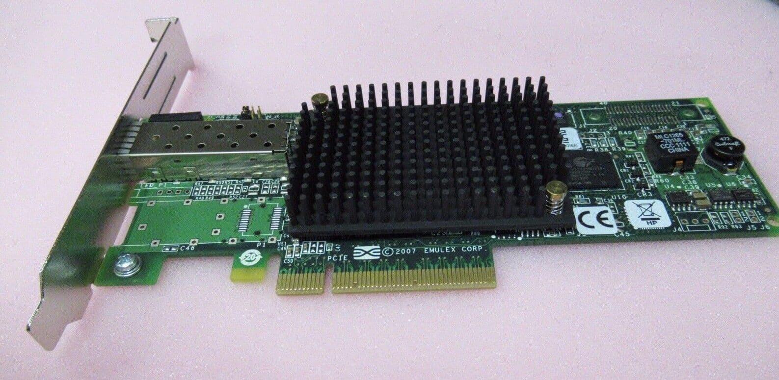 PC周辺機器 HP HBA 81E 8GB SINGLE PORT FC HP 81E LPE12000 8Gb Single-Port Fibre Channel FC HBA 489192