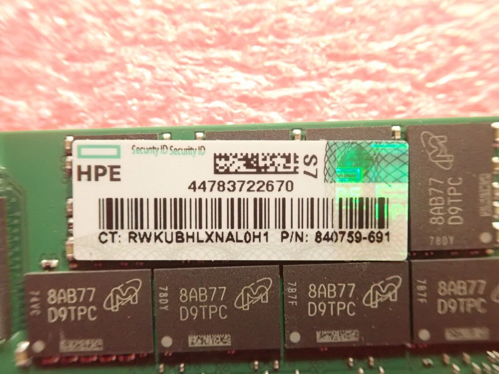 HP 840759-691 64GB 4DRX4 PC4-2666V MEMORY MODULE