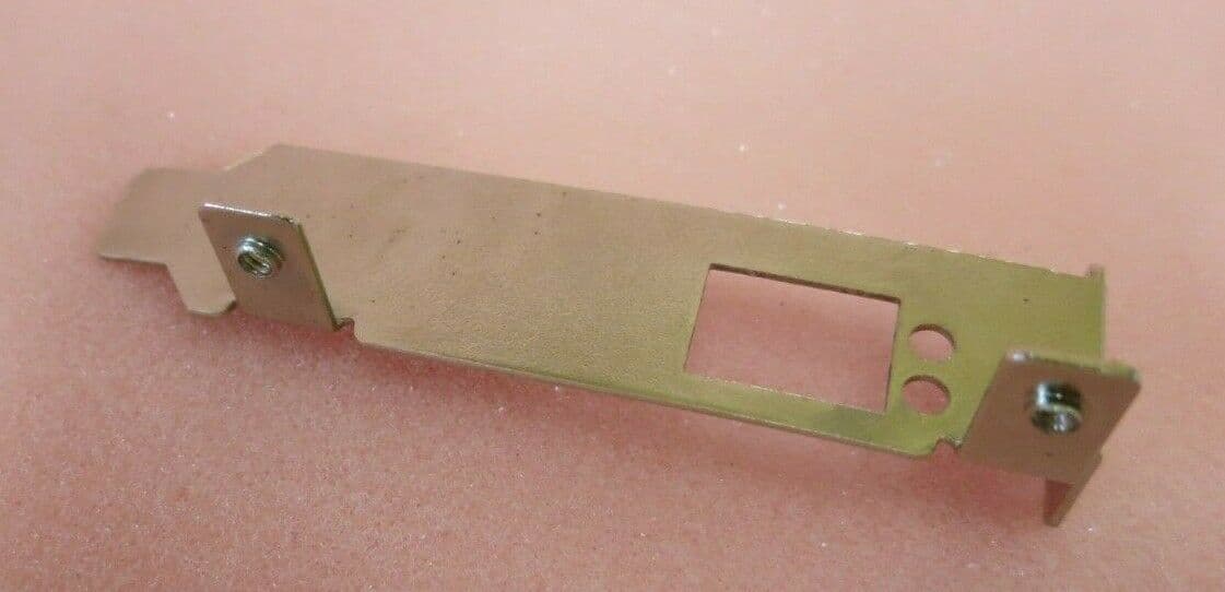 HP 97160004 Single Port Low Profile PCI Slot Bracket & Screws For LPE11002