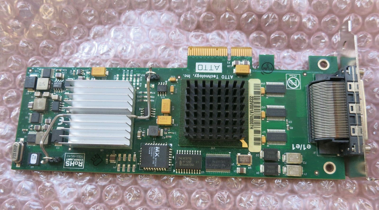 HP AH62760001 445009001 PCIE Dual Channel U320e SCSI Host Bus